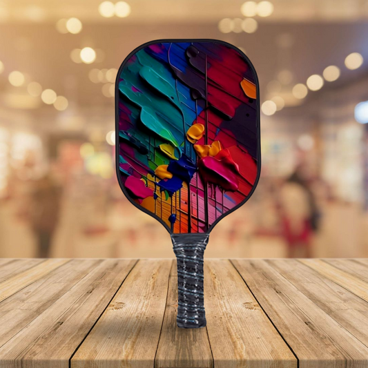 Goteo multicolor: obra de arte única