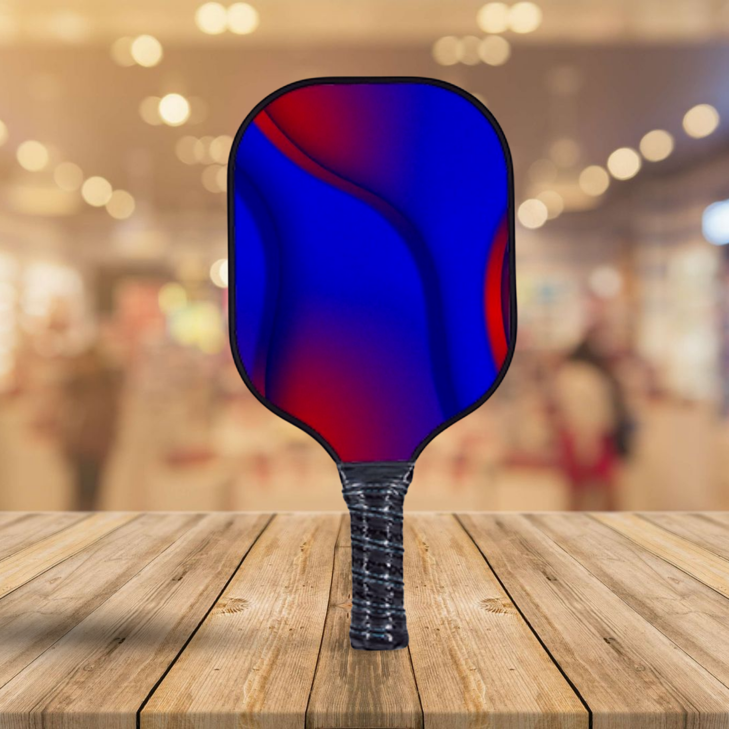 Red/Blue Wave  - Pickleball Paddle