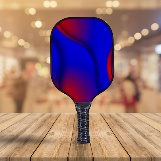 Red/Blue Wave  - Pickleball Paddle