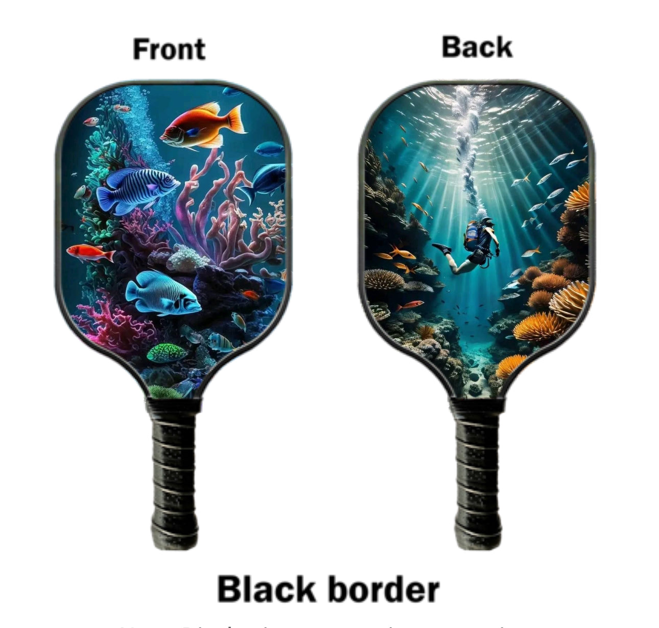 Deep Blue Sea - Pickleball Paddle