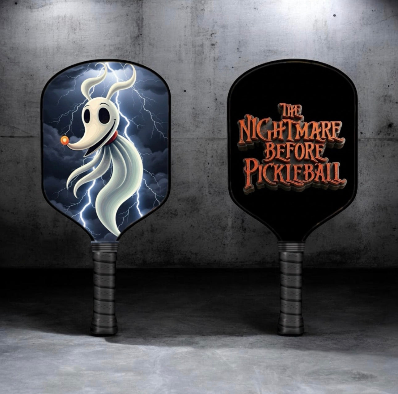 The Nightmare Before Christmas/Pickleball - Zero - Pickleball Paddle