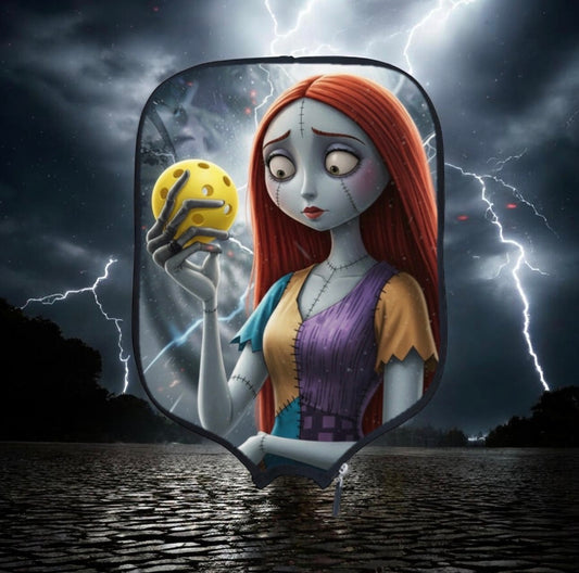The Nightmare Before Christmas/Pickleball - Sally - Pickleball Paddle Cover
