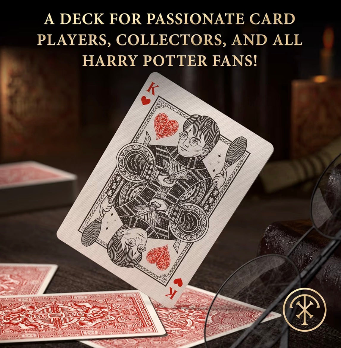 Harry Potter Pickleball Paddle Cover & Playing Card Collectors Edition