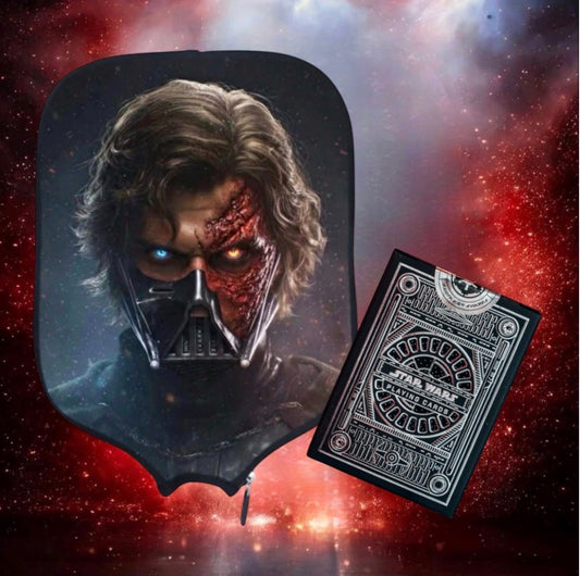 Star Wars Anakin Vader Pickleball Paddle Cover & Playing Card Collectors Edition