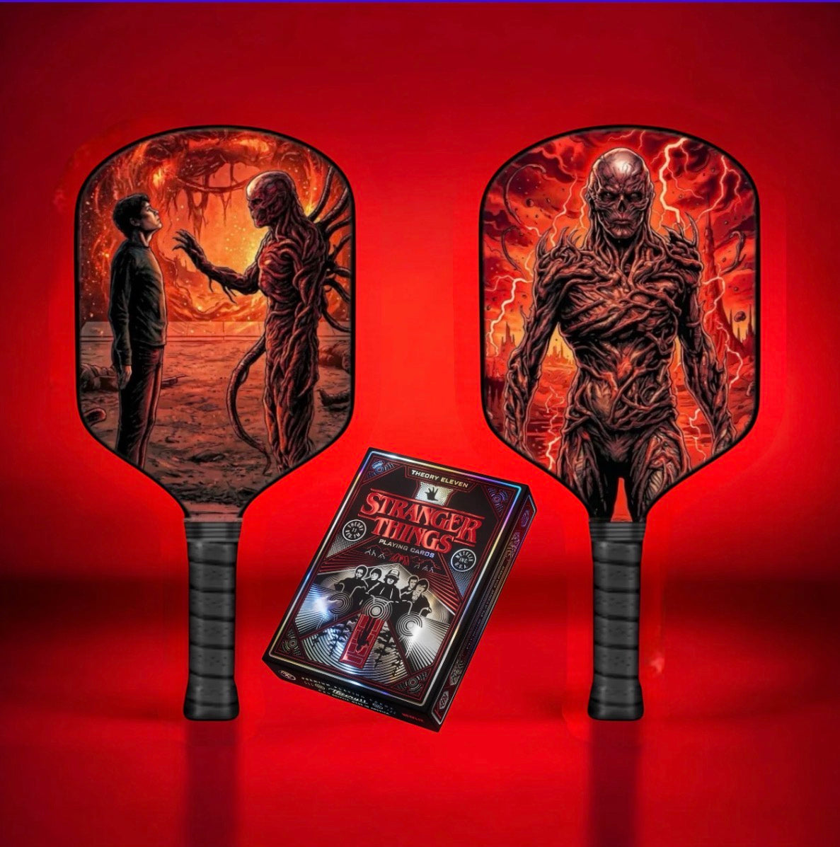 Stranger Things - Vecna Collectors Edition Pickleball Paddle & Playing Cards