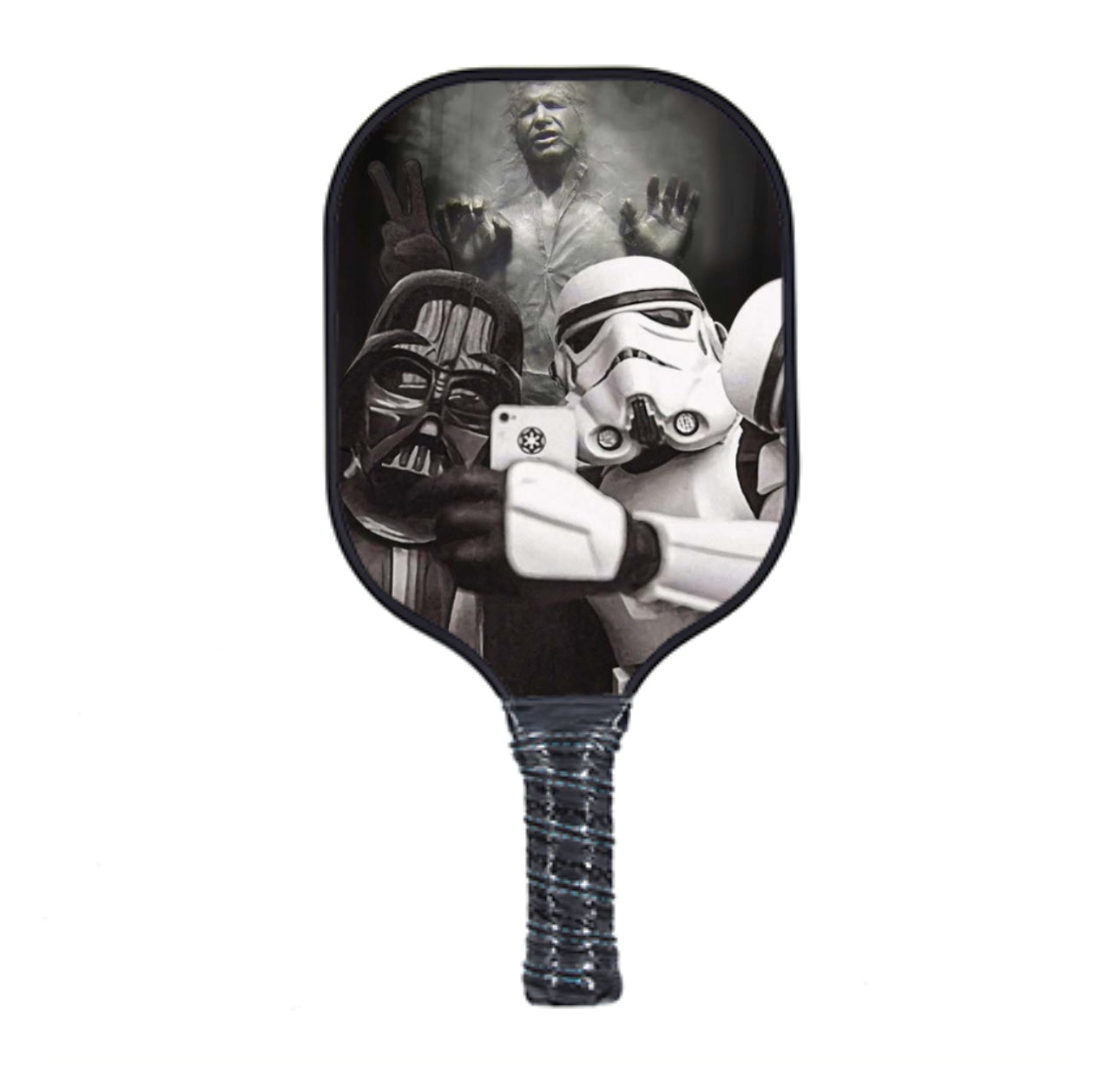 Empire Selfie - Darth Vader and Stormtrooper - Pickleball Paddle