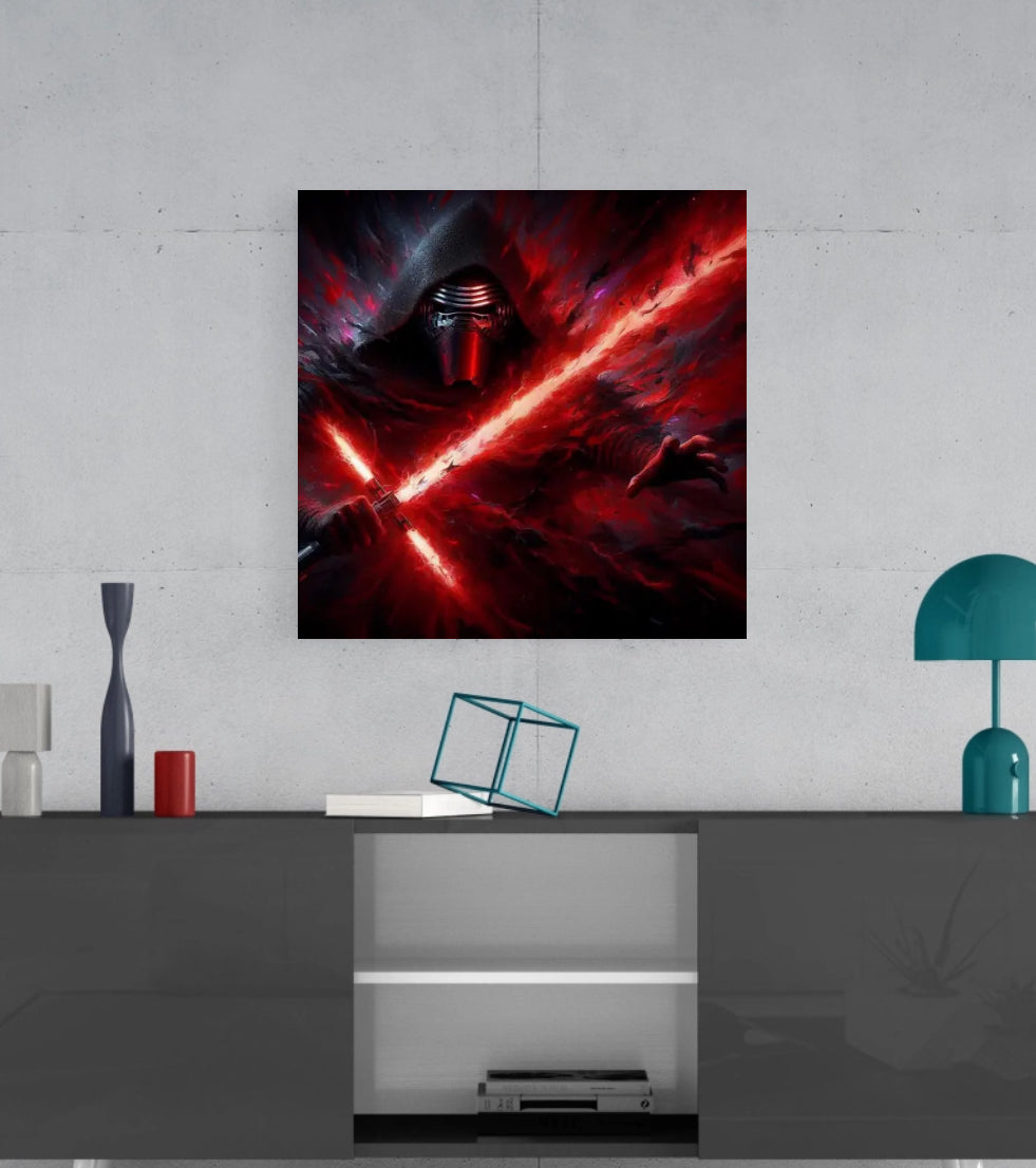 Kylo Ren - Star Wars - Lienzo enmarcado de alta resolución