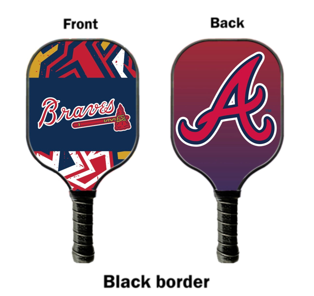 Atlanta Braves - Tomahawk Stripe - Pickleball Paddle