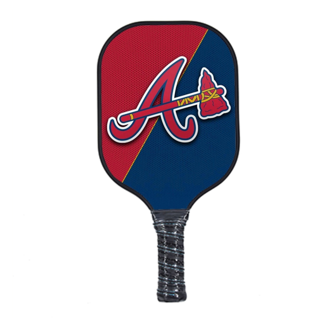 Atlanta Braves - Red/Blue - Pickleball Paddle