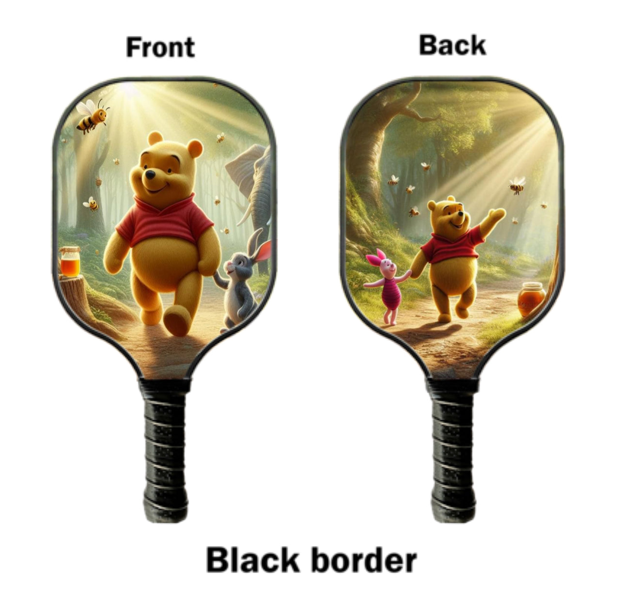 Winnie The Pooh - A Walk In The Forest - Pickleball Paddle