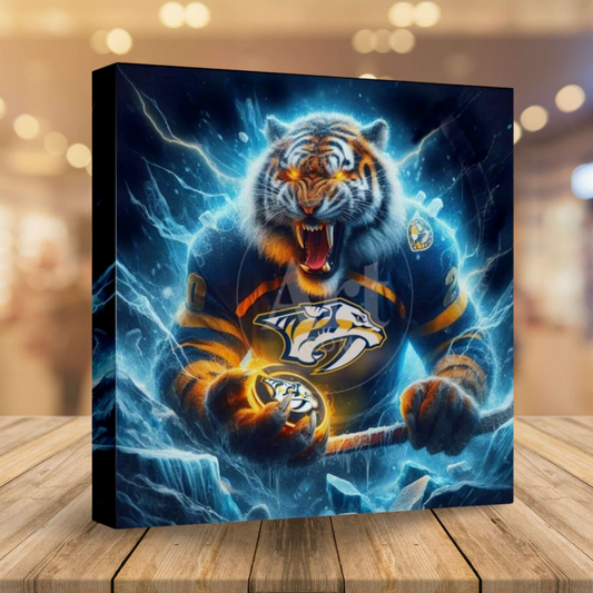 Nashville Predators  -NHL Hockey -  Ready To Hang  Canvas Hi-Res Wall Artwork