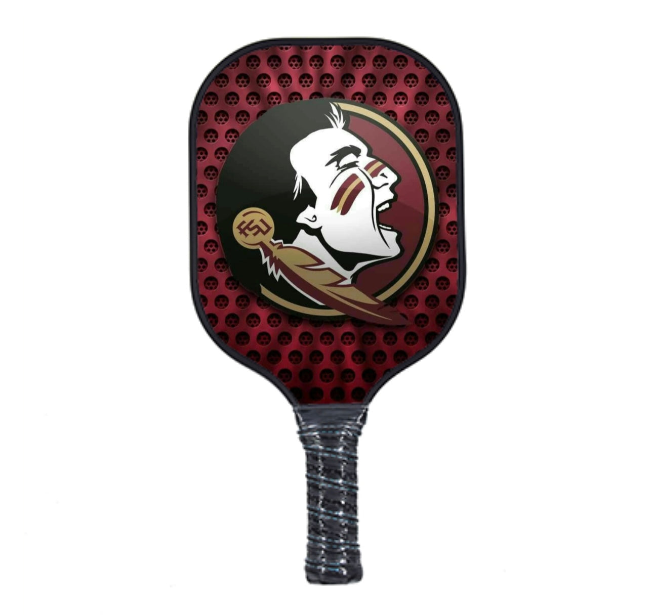 FSU - Honeycomb -  Florida State University  - Pickleball Paddle