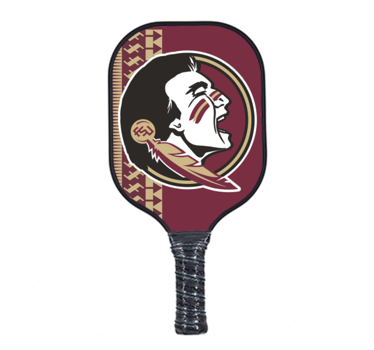 FSU - Stripe -  Florida State University - Pickleball Paddle