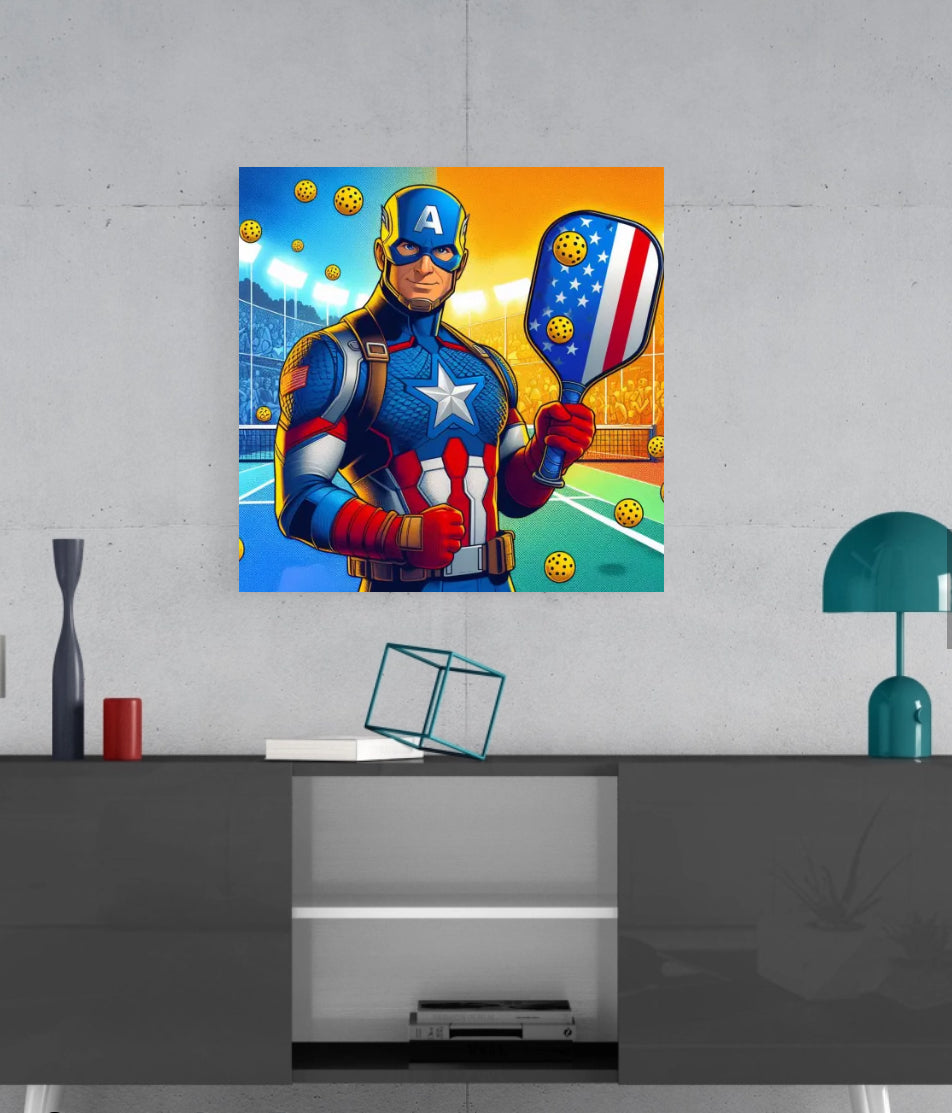 Captain America - Ready To Hang  Canvas Hi-Res Wall Artwork