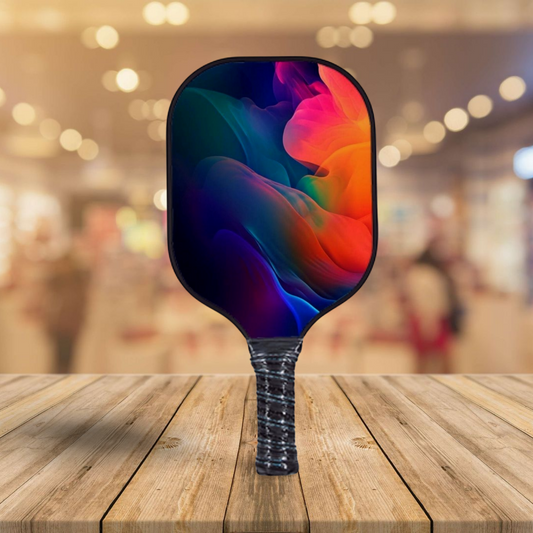Rainbow Clouds- Pickleball Paddle
