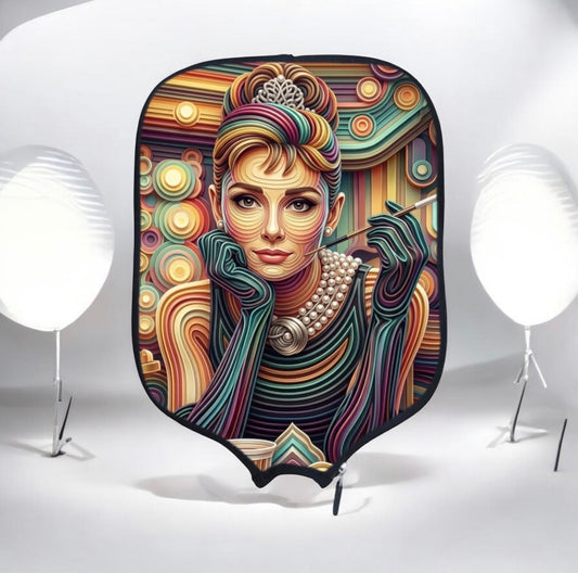 Breakfast at Tiffany's - Pickleball Paddle Cover