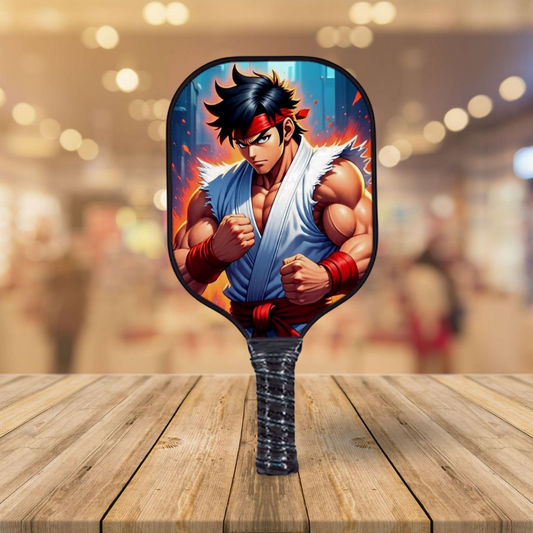 Street Fighter - Ryu Animated - Pickleball Paddle