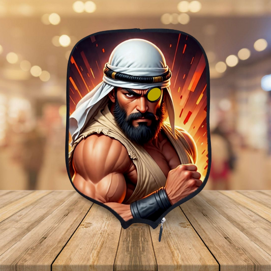 Street Fighter - Rashid Animated - Pickleball Paddle Cover