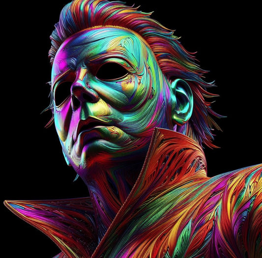 Michael Myers - Halloween - World of Colors Edition - Canvas Hi-Res Wall Artwork