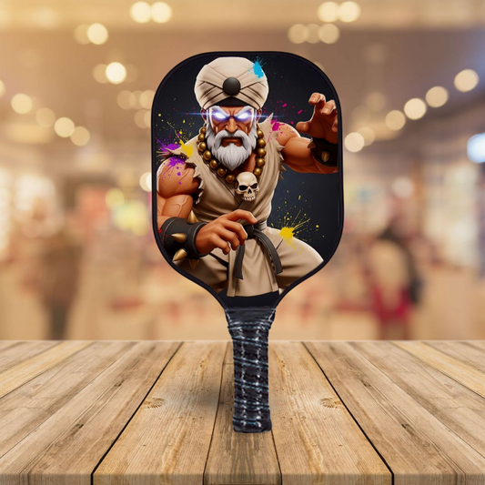 Street Fighter - Dhalsim Animated - Pickleball Paddle