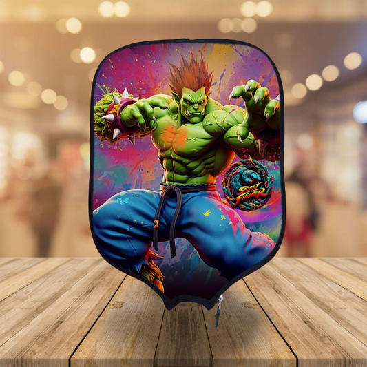 Street Fighter - Blanka - Pickleball Paddle Cover