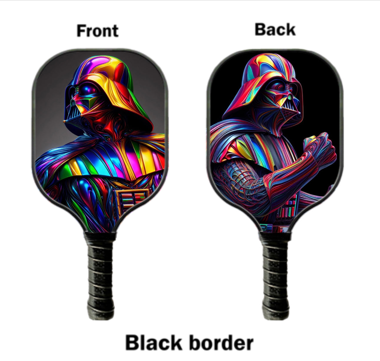 Darth Vader on a Pickleball Paddle