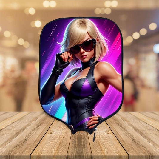 Tekken  - Nina Williams Animated - Pickleball Paddle Cover