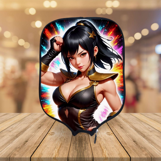 Tekken  - Ling Xiaoyu Animated - Pickleball Paddle Cover