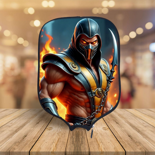 Mortal Kombat - Scorpion #1 - Pickleball Paddle Cover