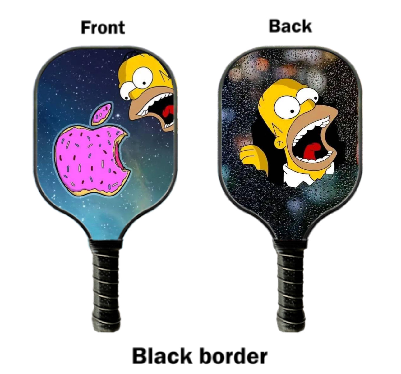 Homer Simpson - Apple - Pickleball Paddle