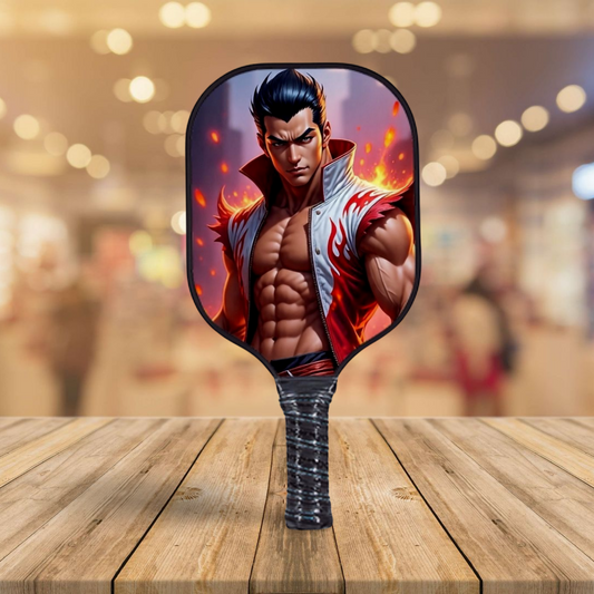 Tekken  - Jin Kazama White - Pickleball Paddle