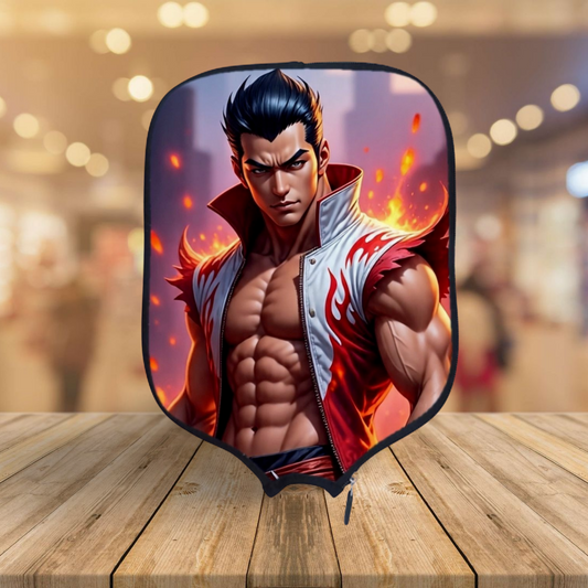 Tekken  - Jin Kazama White - Pickleball Paddle Cover