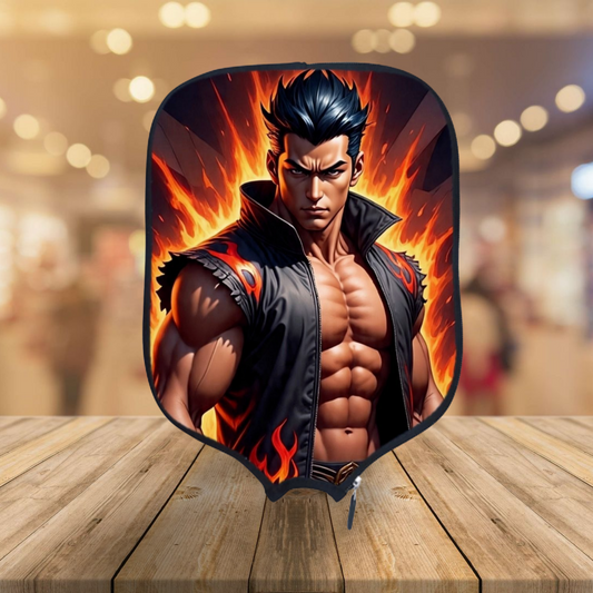 Tekken - Jin Kazama Black - Pickleball Paddle Cover
