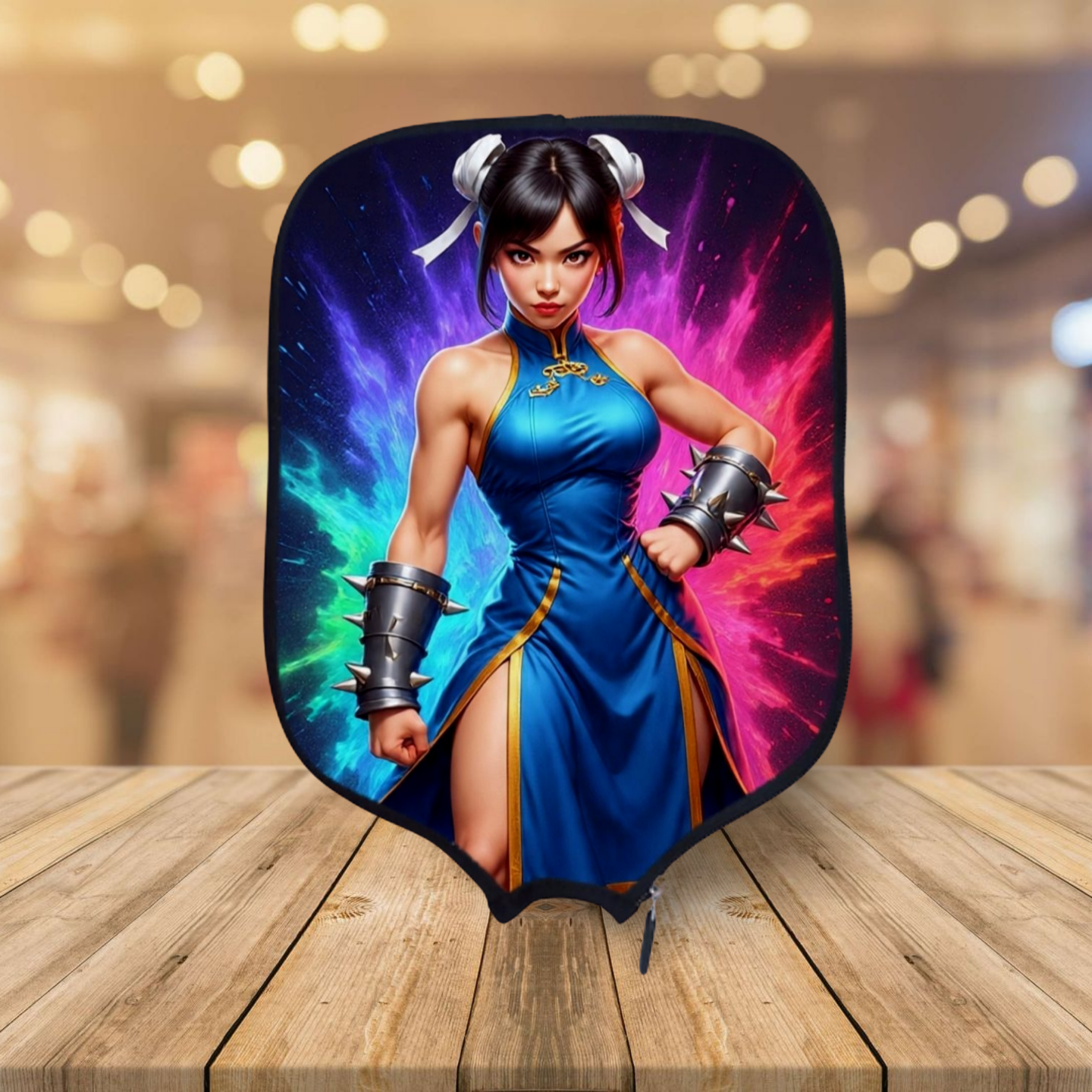 Street Fighter - Chun-Li Animated - Pickleball Paddle Cover – The Mad ...
