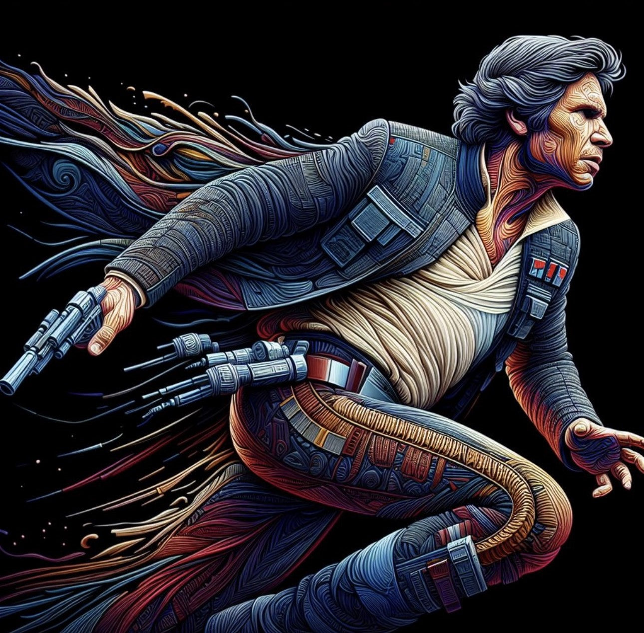 Han Solo -  Canvas Hi-Res Wall Artwork