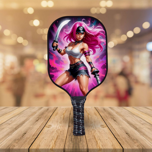 Street Fighter -Poison Animated - Pickleball Paddle