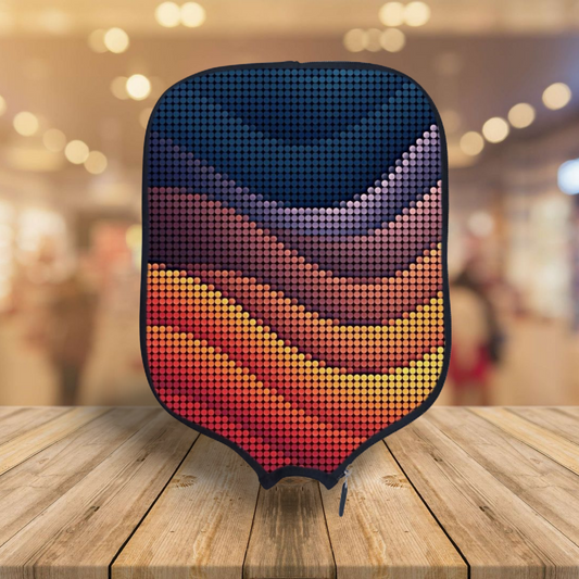 Techno Waves - Pickleball Paddle Cover