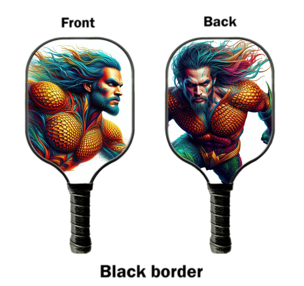 Aquaman - White - Pickleball Paddle