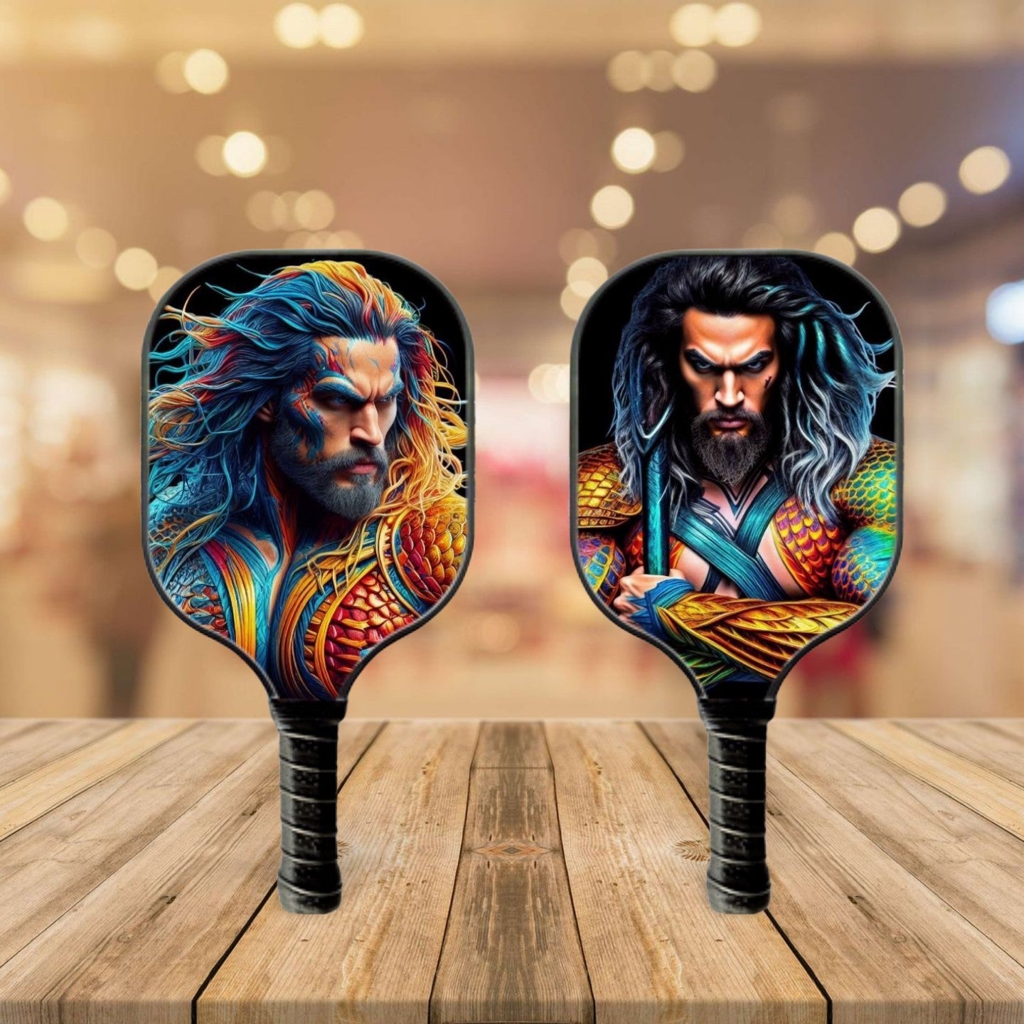 Aquaman - Dark - Pickleball Paddle