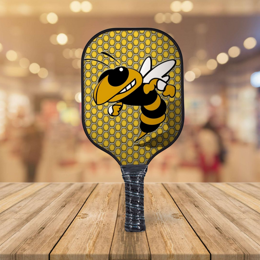 Georgia Tech - Yellowjacket Honeycomb -  Pickleball Paddle