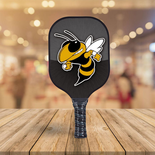 Georgia Tech - Yellowjacket Grey Mix -  Pickleball Paddle