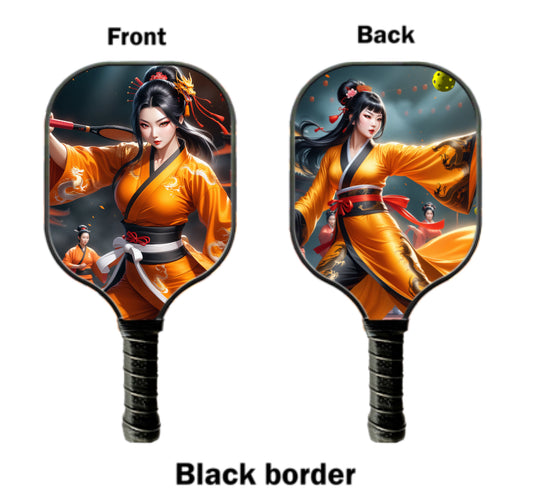 Geisha - Orange/Black - Pickleball Paddle