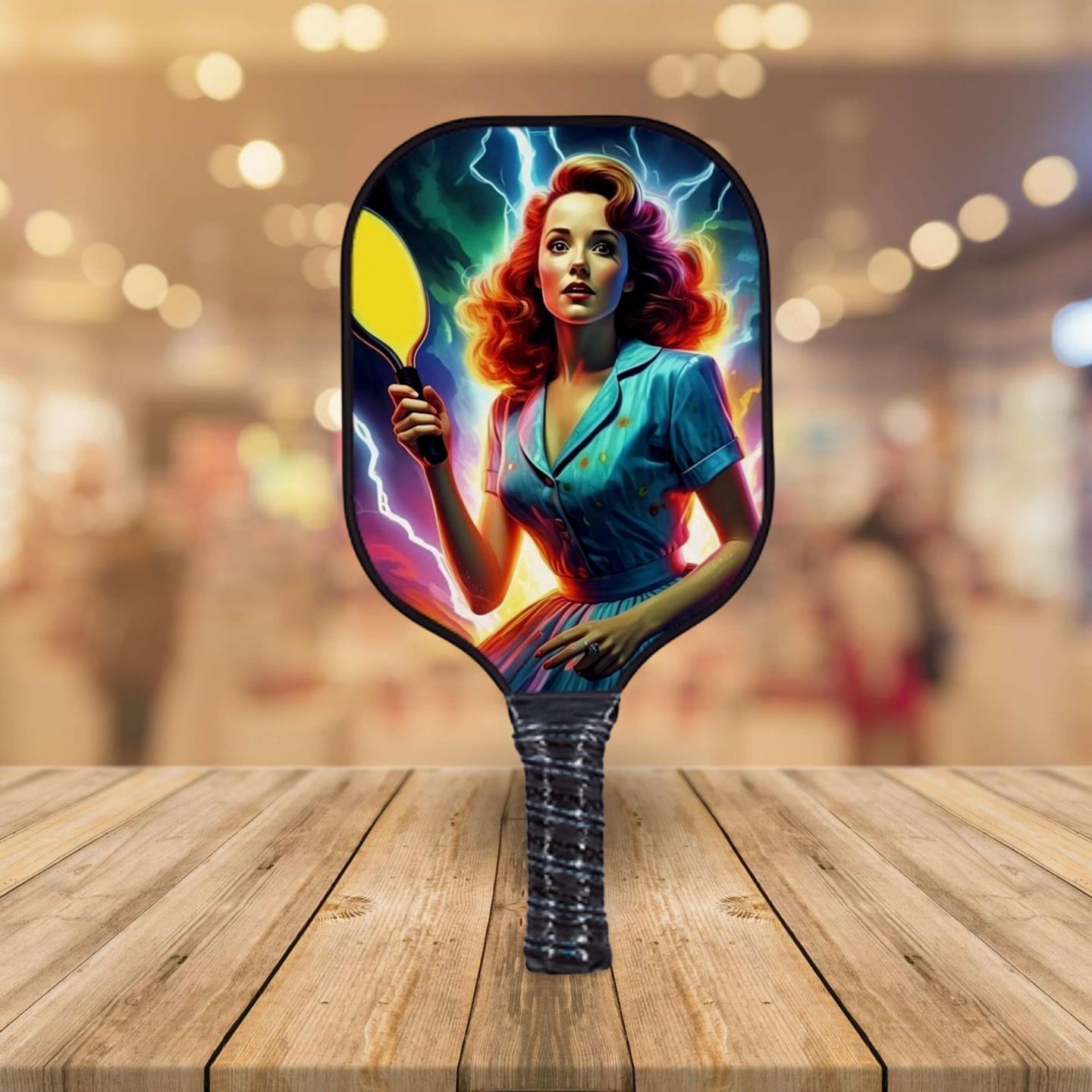 Back To The Future - Lorraine Baines - Pickleball Paddle