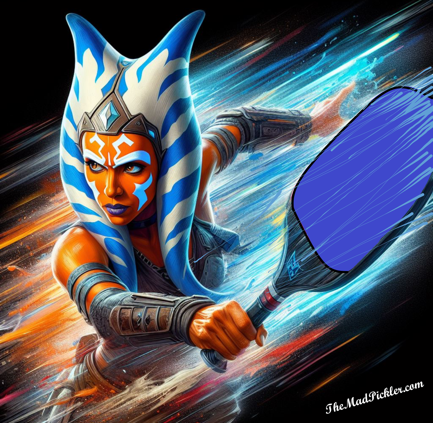 Ahsoka Tano #2 - Ready To Hang  Canvas Hi-Res Wall Artwork