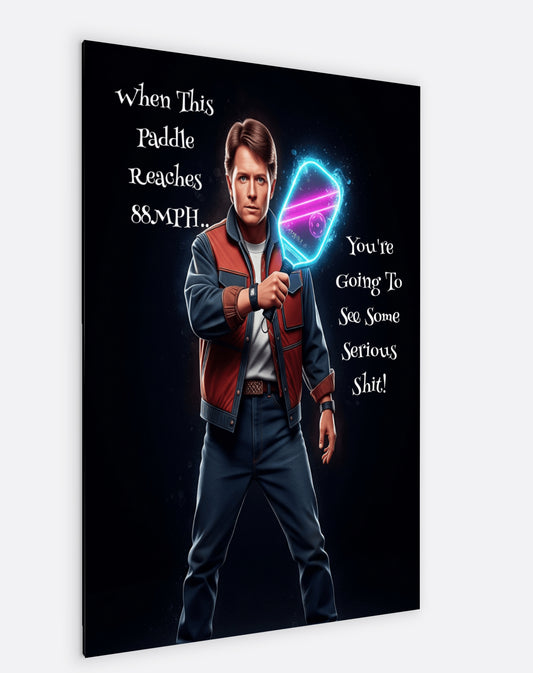 Back To The Future - 88MPH - Ready To Hang  Canvas Hi-Res Wall Artwork