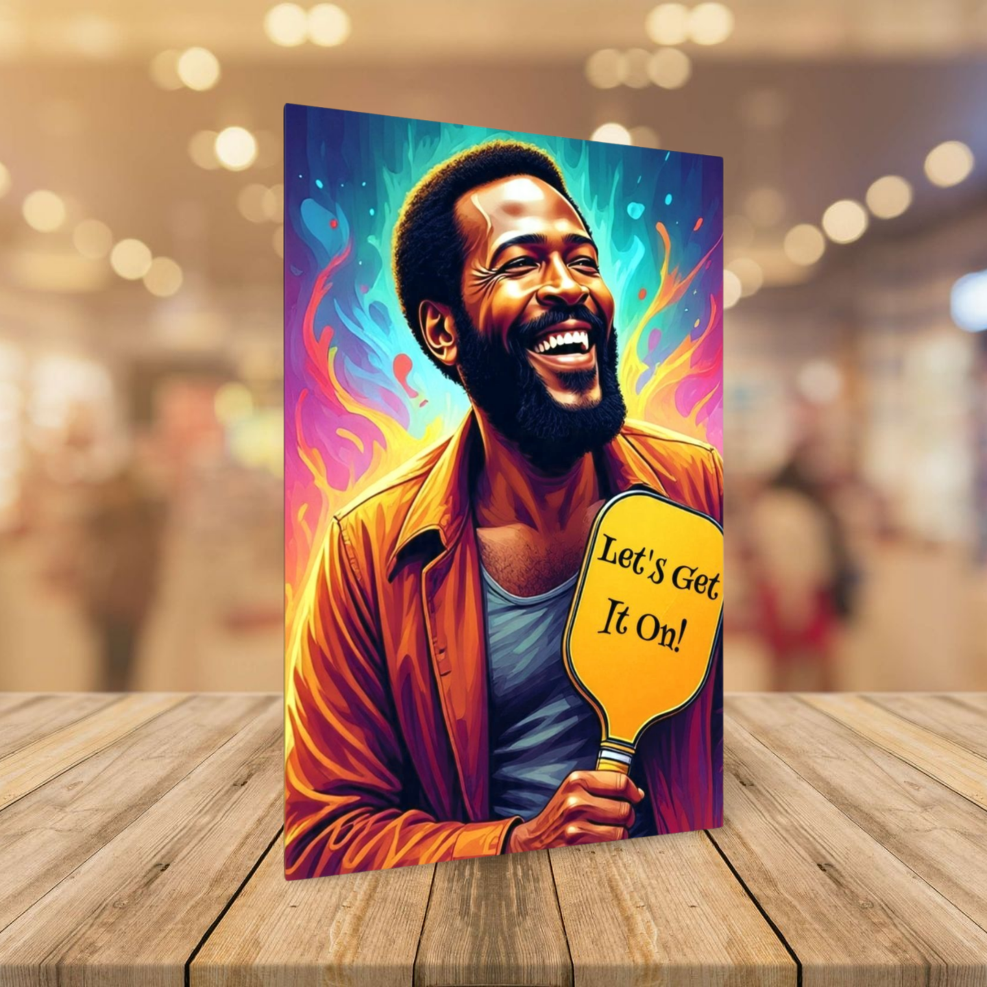 Marvin Gaye - "Let's Get It On!"- Ready To Hang  Canvas Hi-Res Wall Artwork