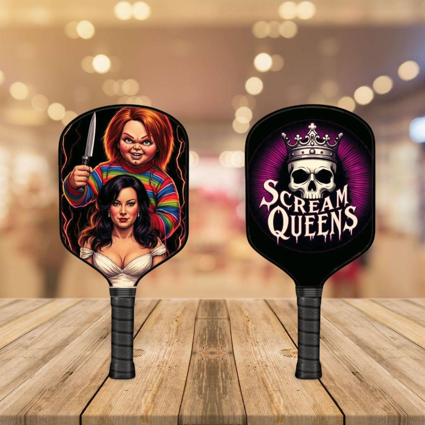 Scream Queens - Child's Play - Chucky - Pickleball Paddle