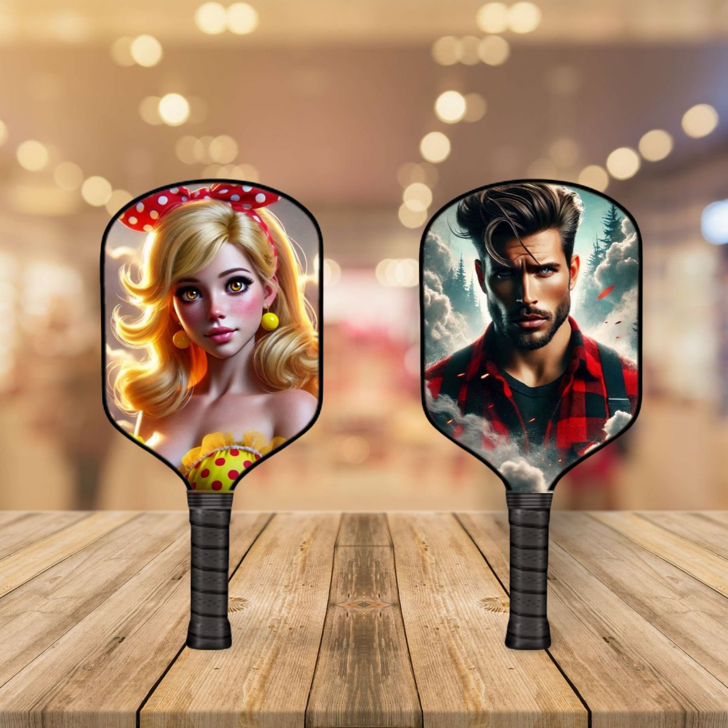 Li'l Abner/Daisy Mae - Special Edition - 2 Pickleball Paddle Set