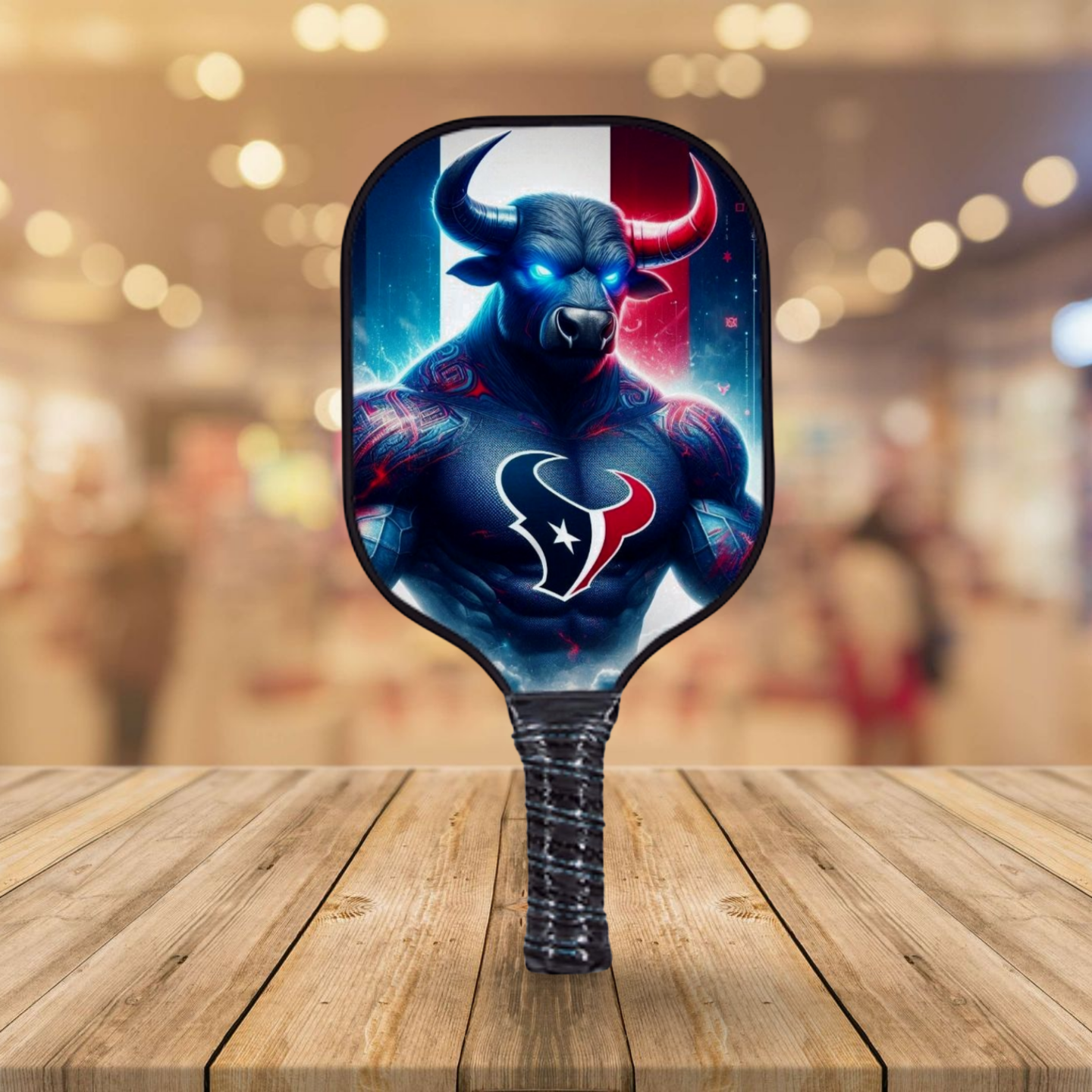 Houston Texans - Pose 2 - NFL - Pickleball Paddle