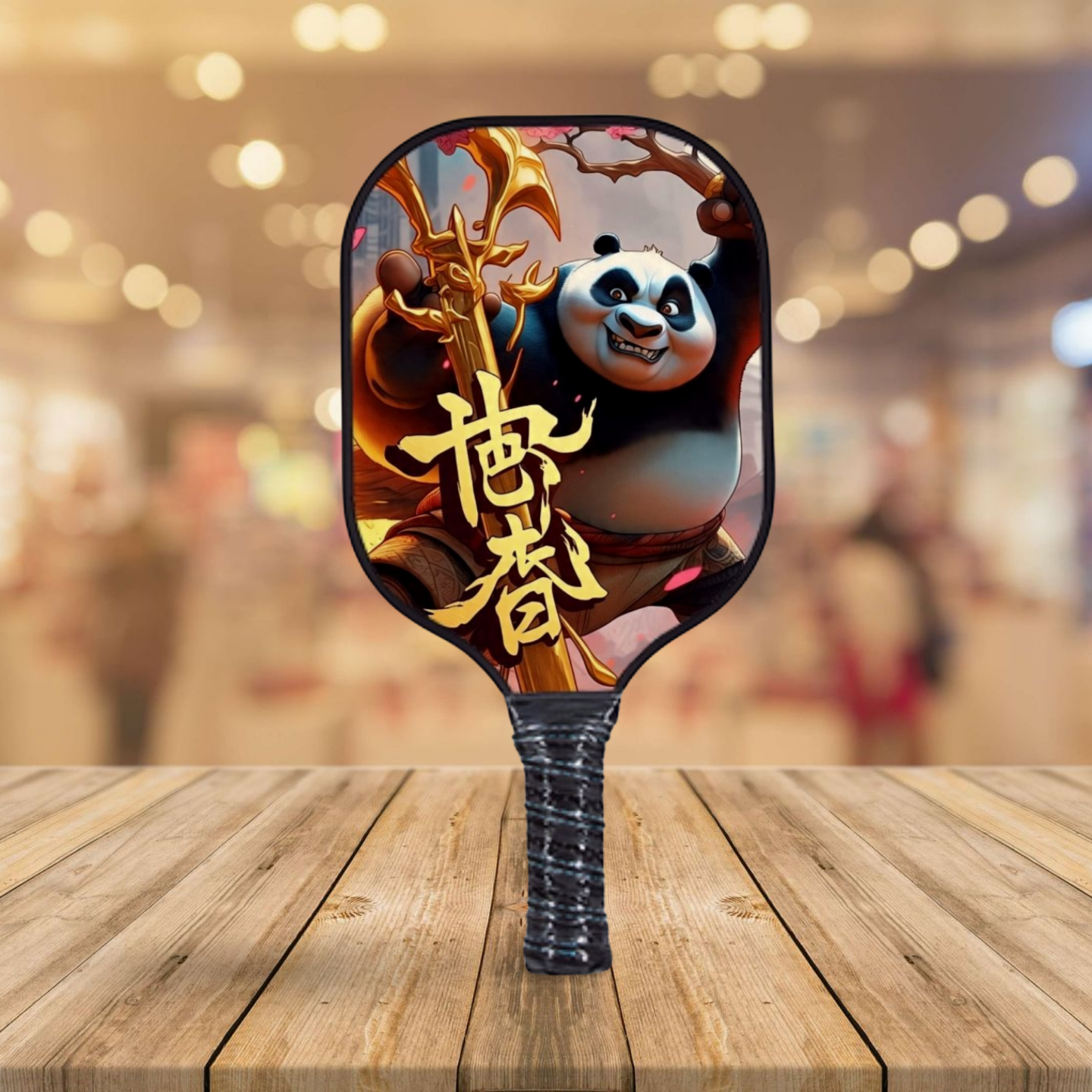 Kung Fu Panda  - Golden Staff - Pickleball Paddle